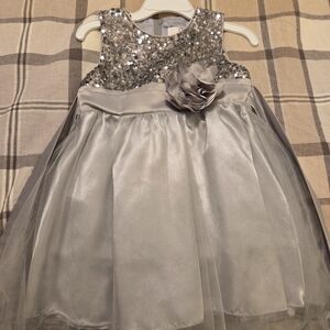 Amazon Silver Sequin Kids Dress